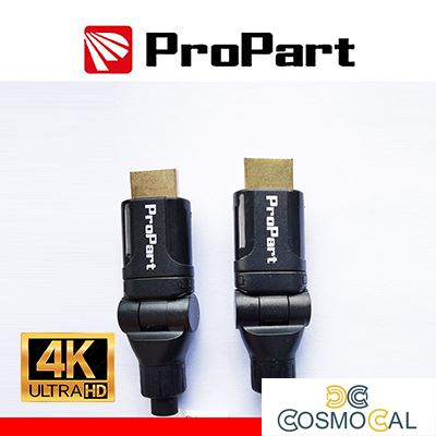 Cavo HDMI 2.0 High Speed 4K 3D Ether conn. 360° 3m SP-SP NER