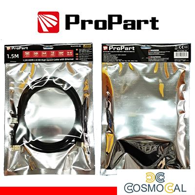 Cavo HDMI 2.0 High Speed 4K 3D Ether conn. 360° 3m SP-SP NER