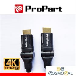 Cavo HDMI 2.0 High Speed 4K 3D Ether conn. 360° 5m SP-SP NER
