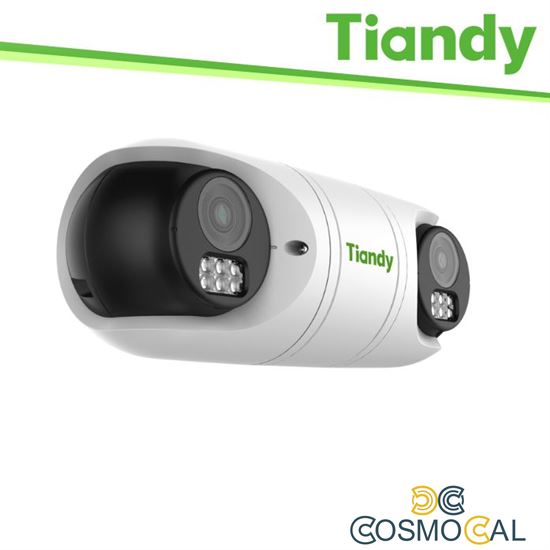 Tiandy Telecamera Double Turret Spark 2MP 2.8mm, PoE, 0.02Lux, I