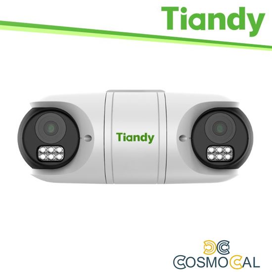 Tiandy Telecamera Double Turret Spark 2MP 2.8mm, PoE, 0.02Lux, I