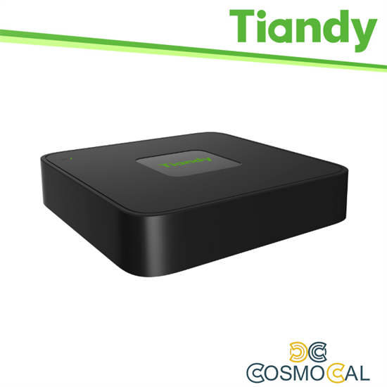 Tiandy NVR 5 Canali, 4 Porte PoE, 60/40Mbps, regist. fino a 5MP