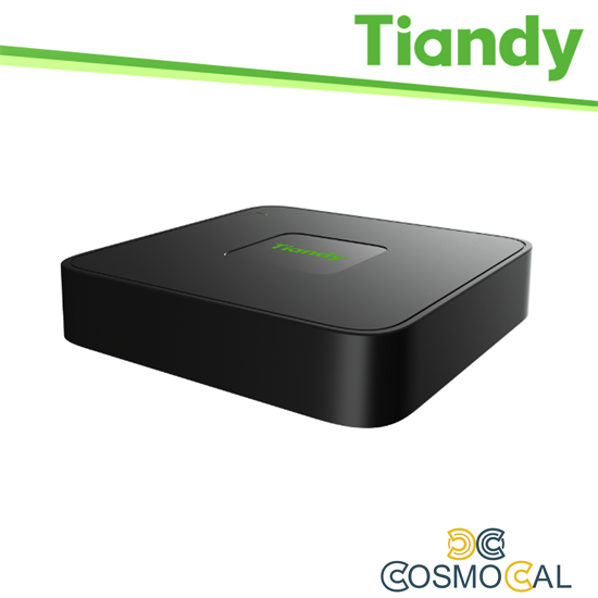 Tiandy NVR 5 Canali, 4 Porte PoE, 60/40Mbps, regist. fino a 5MP