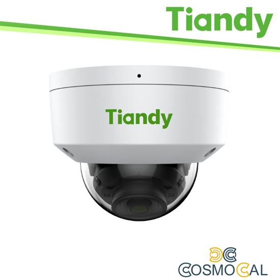 Tiandy Telecamera Dome Super Lite 4MP 2.8-12mm, PoE, Whitelight,