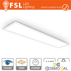 Pannello LED 30x120cm - 48W 4000K CRI80 EDGE-LIT