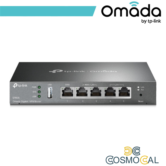 Omada Router Gateway VPN Gigabit Multi-WAN SafeStream - ER605