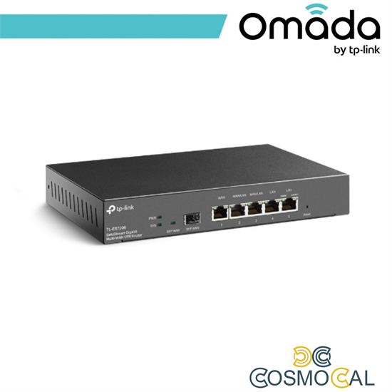 Omada Gateway Router VPN Gigabit Multi-WAN SafeStream - ER7206