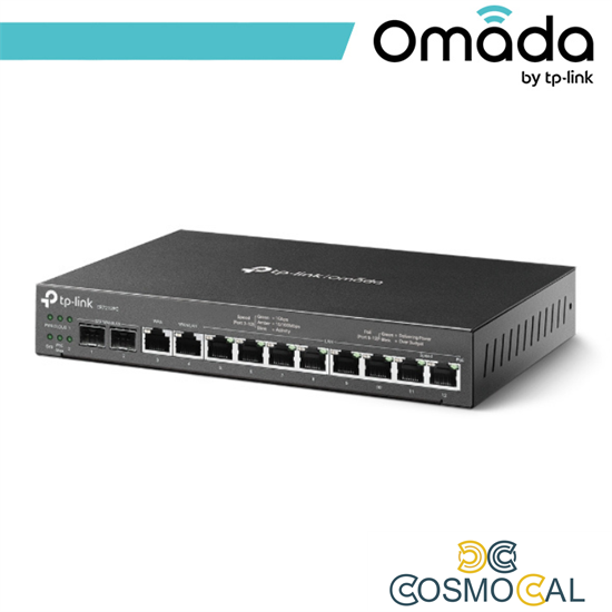 Omada Router VPN Gigabit 3-in-1: Router+Switch PoE+Controller -