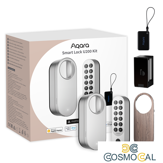 Aqara Kit Serratura Intelligente U200 Argento/Grigio