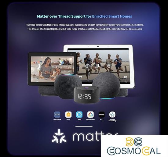 Aqara Kit Serratura Intelligente U200 Argento/Grigio