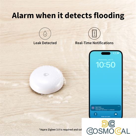 Aqara Sensore Perdite d'Acqua T1 Zigbee