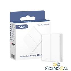 Aqara Interruttore/Pulsante remoto doppio Smart senza fili H1