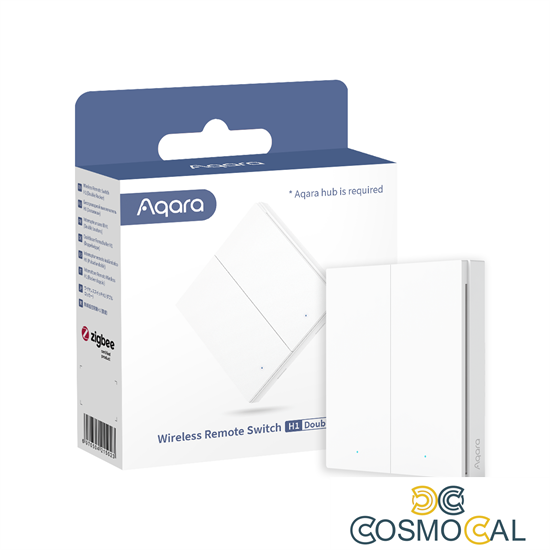 Aqara Interruttore/Pulsante remoto doppio Smart senza fili H1