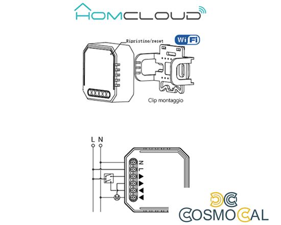 Modulo Tapparelle Wi-Fi da incasso