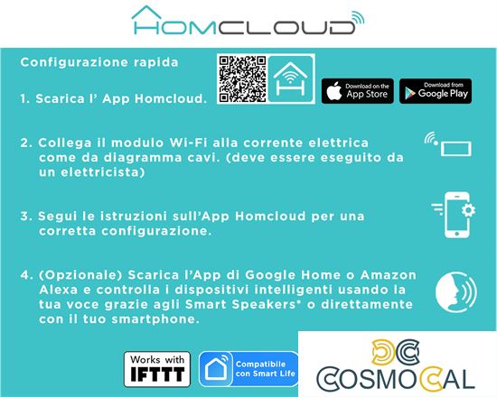 Modulo Tapparelle Wi-Fi da incasso