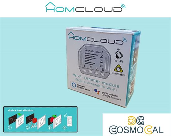 Modulo Dimmer 1CH Wi-Fi da incasso