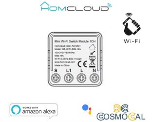 Modulo Interruttore Mini 1CH Wi-Fi da incasso
