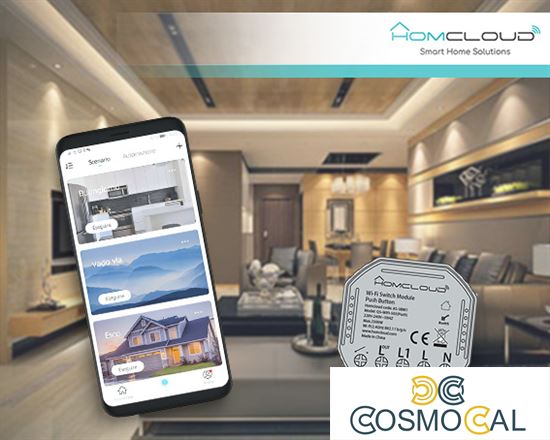 Modulo Pulsante&Interruttore 1CH Wi-Fi da incasso