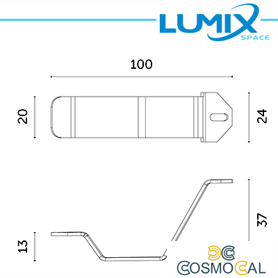 Kit per installazione in controsoffitto per Plafo IP 40/20