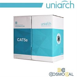 Uniarch Cavo ethernet CAT5E UTP LSZH 8 fili 24AWG, Rame, 305metr