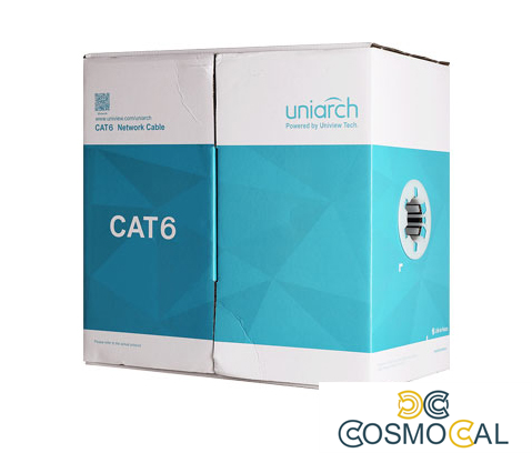 Cavo ethernet CAT6 UTP PVC 8 fili 24AWG, Rame, 305metri