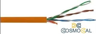 Cavo ethernet CAT6 UTP PVC 8 fili 24AWG, Rame, 305metri