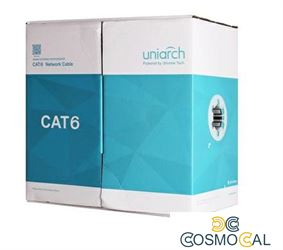 Cavo ethernet CAT6 UTP PVC 8 poli,CCA Rame Allumin.100metri
