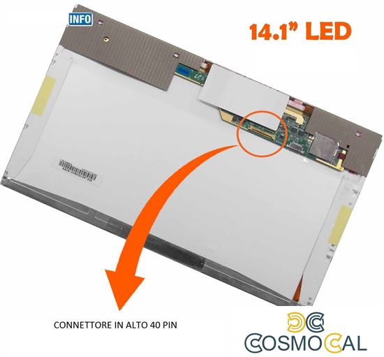 Display LTN141AT15 14.1 inch LED 40 pin