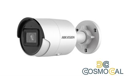 BULLET IP Hikvision 4MP, Ottica Fissa 2.8mm PoE,  ACUSENSE