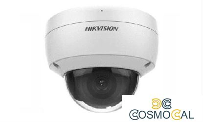 DOME IP Hikvision 4MP, Ottica Fissa 2.8mm PoE,  ACUSENSE