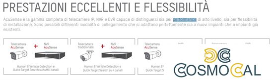 NVR Hikvision 8 Canali 12 Megapixel, 2 porte LAN,  ACUSENSE