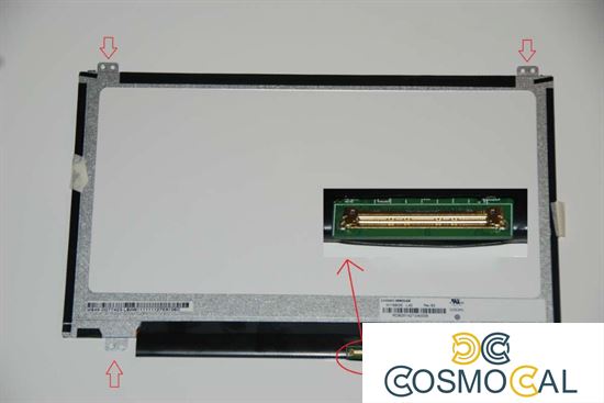 Display B116XTN04.0 Top/Bottom led 11.6 - 40 pin