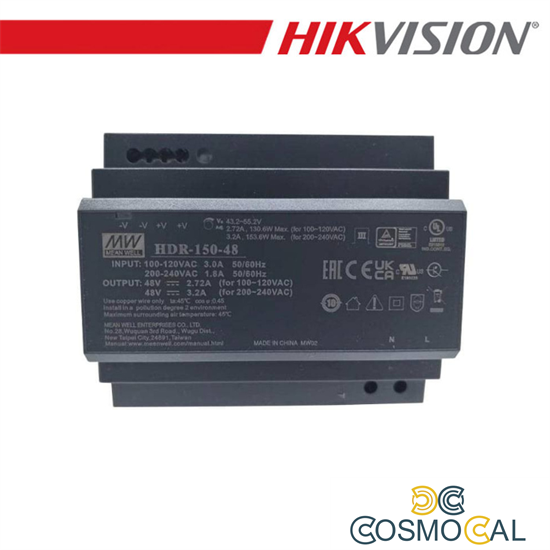 Hikvision Adattatore di alimentazione 150W 48V - DS-KAW150-4N