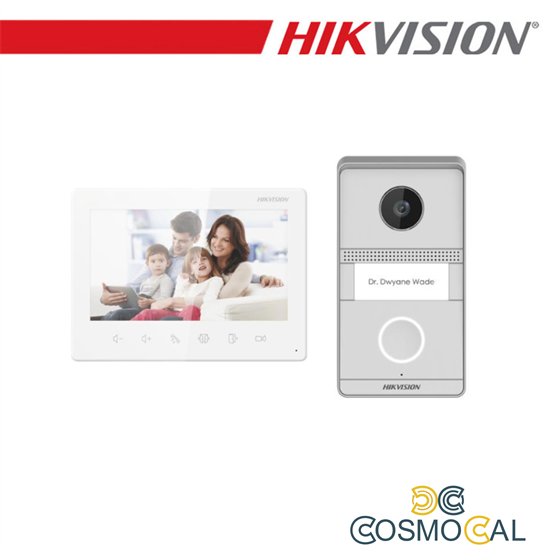 Hikvision Kit videocitofono analogico a 2 cavi - DS-KIS101-P/Sur