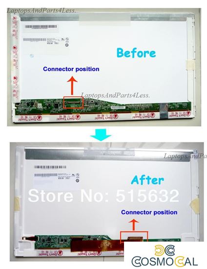 Cavo conversione connettore left - right per 17.3 LCD 40 PIN