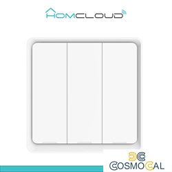 Pulsante a muro senza fili intelligente 3CH