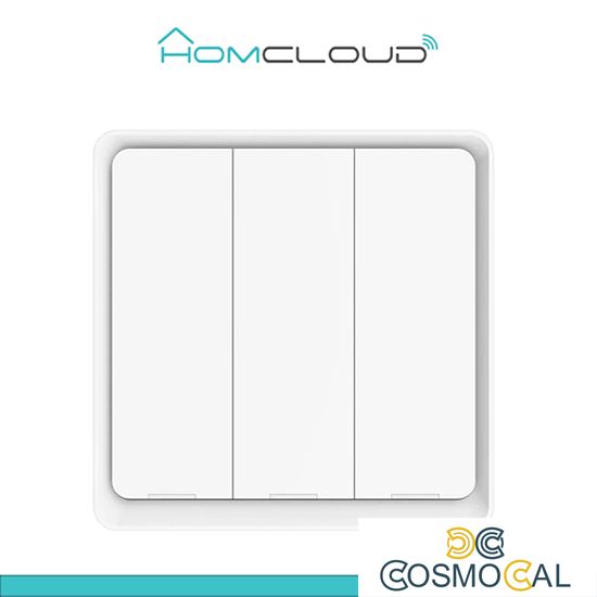 Pulsante a muro senza fili intelligente 3CH