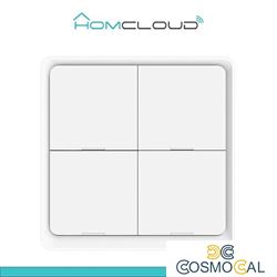 Pulsante a muro senza fili intelligente 4CH