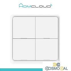 Pulsante a muro senza fili intelligente 4CH
