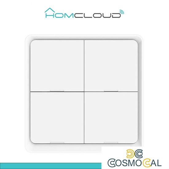 Pulsante a muro senza fili intelligente 4CH