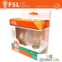 Lampada Goccia FILAMENTO: Confezione PROMO 2PACK - 9W 2700K