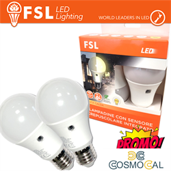 Lampada Goccia SensoreCrepusco: Confezione PROMO 2PACK 3000K