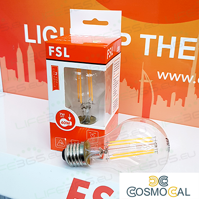 Lampada Filamento Goccia - 7W 4000K E27 Dimmerabile