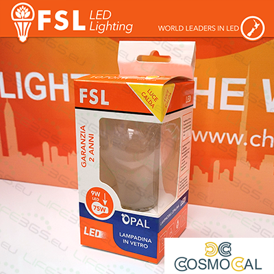 Lampada Filamento OPALE Goccia - 9W 3000K E27