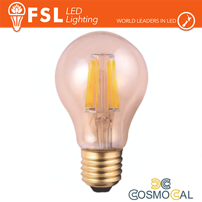 Lampada Goccia Filamento Ambra - 6W 2200K E27 650LM