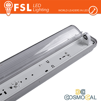 Plafo Stagna Porta tubo T8 IP65: 1 tubo 120cm