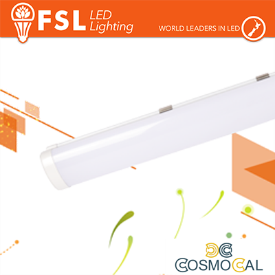 Barra Plafoniera LED IP65 - luce naturale 4000K, 45w, 150cm