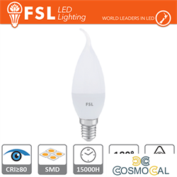 Lampada Colpo di Vento - 5,5W 3000K E14