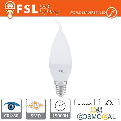 Lampada Colpo di Vento - 5,5W 6500K E14