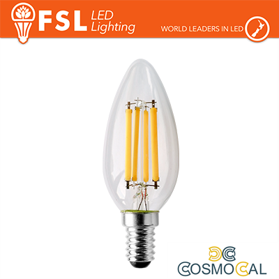 Lampada Filamento Oliva - 4W 2700K E14 470LM